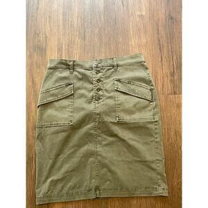 Pilcro & The Letterpress‎  Size 8 Army Green Skirt